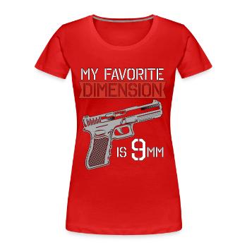 Gunsmith My Favorite Dimension Gun Fixer Gunsmiths - Women's Premium Organic T-Shirt - red - Front - Mia (176cm)