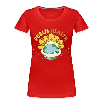 Public Health Epidemiologist Nurses Health Worker - Frauen Premium Bio T-Shirt - Rot - Vorne - Mia (176cm)