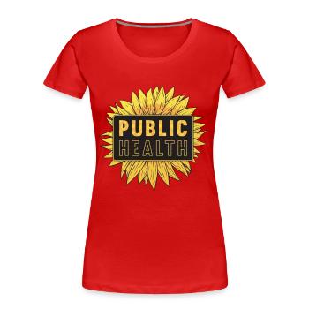Public Health Scientist Healthcare Epidemiologist - Frauen Premium Bio T-Shirt - Rot - Vorne - Mia (176cm)