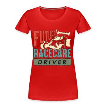 RC Model Racing Future Racecare Driver Model Maker - Frauen Premium Bio T-Shirt - Rot - Vorne - Mia (176cm)