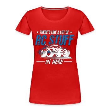 RC Model Racing There's Like A Lot RC Model Maker - Frauen Premium Bio T-Shirt - Rot - Vorne - Mia (176cm)