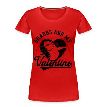 Apnoe Freitauchen Tauchen Freitaucher Geschenkidee - Frauen Premium Bio T-Shirt - Rot - Vorne - Mia (176cm)