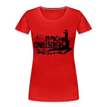 This Is My Handstand Shirt Backflip Contortionist - Frauen Premium Bio T-Shirt - Rot - Vorne - Mia (176cm)