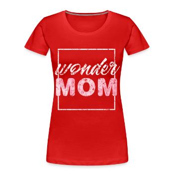 Muttertag - Frauen Premium Bio T-Shirt - Rot - Vorne - Mia (176cm)