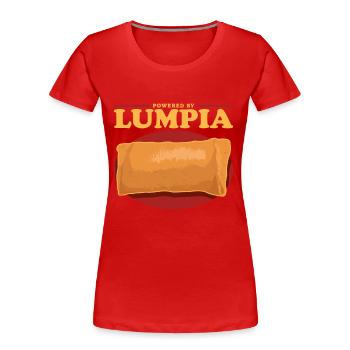 Lumpia Spring Roll Loempia Gift - Women's Premium Organic T-Shirt - red - Front - Mia (176cm)