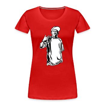 Gangster Rapper - Frauen Premium Bio T-Shirt - Rot - Vorne - Mia (176cm)