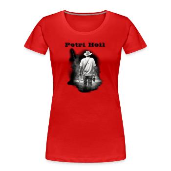 St. Peter's salvation - Women's Premium Organic T-Shirt - red - Front - Mia (176cm)