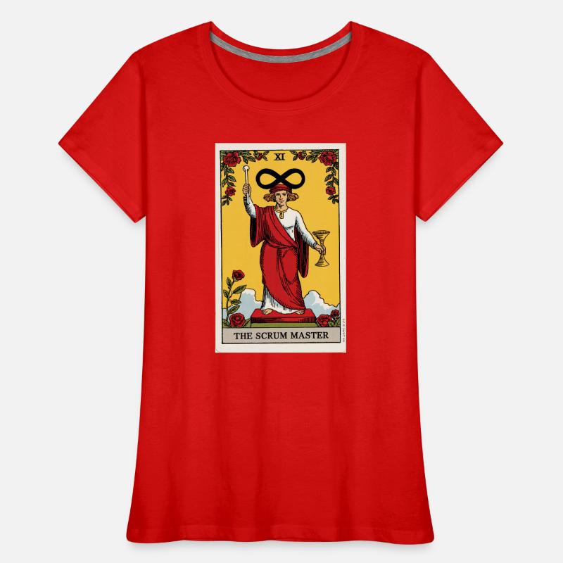 Das Infinity Tarot Scrum Master Design Frauen Premium Bio T-Shirt