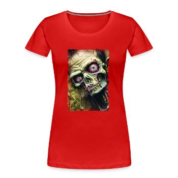 Graffiti Street Art Spray Colors Cool Artist Retro - Women's Premium Organic T-Shirt - red - Front - Mia (176cm)
