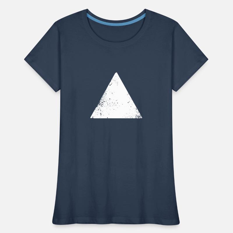 hipster triangle shape Women's Premium Organic T-Shirt