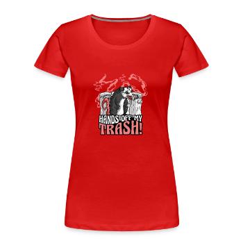 Opossum Possum Animal - Women's Premium Organic T-Shirt - red - Front - Mia (176cm)