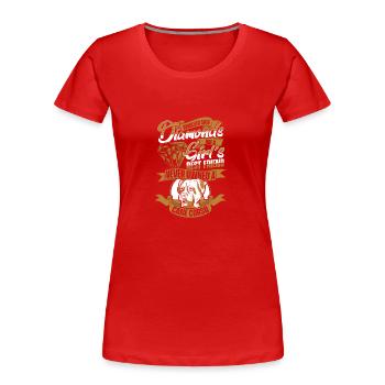 Cane Corso Dog - Women's Premium Organic T-Shirt - red - Front - Mia (176cm)