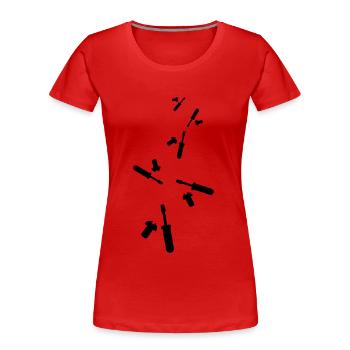 Screwdriver icon - Women's Premium Organic T-Shirt - red - Front - Mia (176cm)