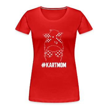 Go Kart Rennen Kartsport Karting - Frauen Premium Bio T-Shirt - Rot - Vorne - Mia (176cm)