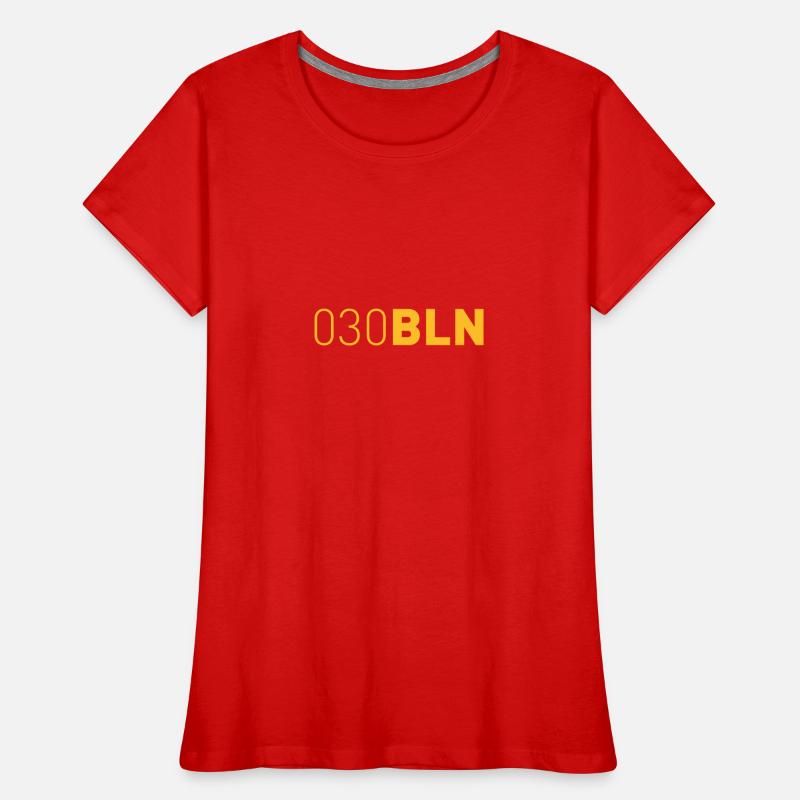 Berlin 030 Frauen Premium Bio T-Shirt