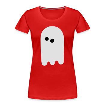 spook - Women's Premium Organic T-Shirt - red - Front - Mia (176cm)