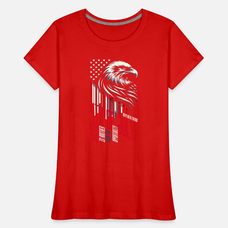 4. JULI AMERIKA IST EIN WEITERER NAME DER CHANCE Frauen Premium Bio T-Shirt