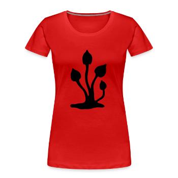 magic mushroom, mush room, magic mushroom, - Women's Premium Organic T-Shirt - red - Front - Mia (176cm)