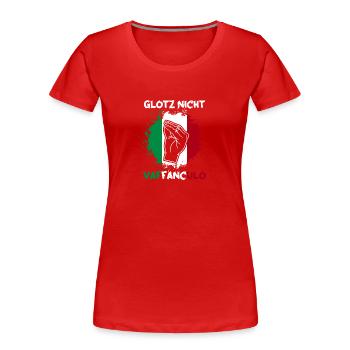 Italien Italiener Vaffanculo - Frauen Premium Bio T-Shirt - Rot - Vorne - Mia (176cm)
