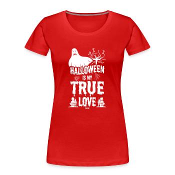 Ghost Costume Halloween Party Ghost - T-shirt bio Premium Femme - rouge - Devant - Mia (176cm)