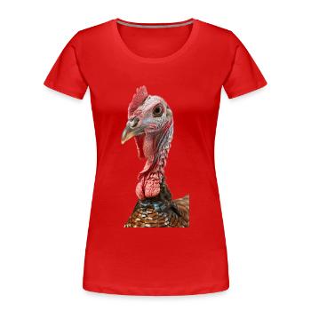 Turquie - T-shirt bio Premium Femme - rouge - Devant - Mia (176cm)