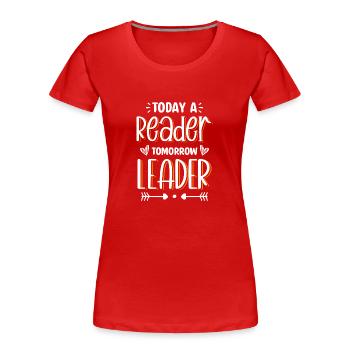 Work Job Supervisor Employee - Women's Premium Organic T-Shirt - red - Front - Mia (176cm)