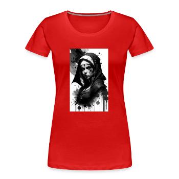 Warrior Nun - Women's Premium Organic T-Shirt - red - Front - Mia (176cm)