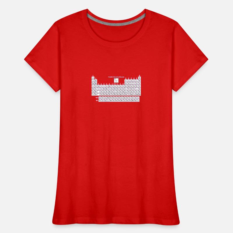 Periodensystem der Elemente Frauen Premium Bio T-Shirt