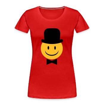 groom - Women's Premium Organic T-Shirt - red - Front - Mia (176cm)
