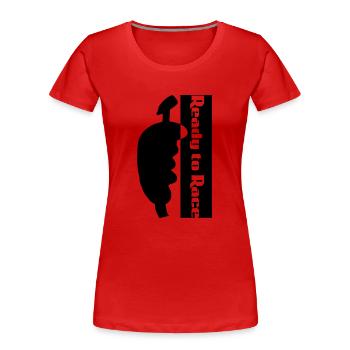 Controller Autorennen Auto Car Fun Hatchback - Frauen Premium Bio T-Shirt - Rot - Vorne - Mia (176cm)