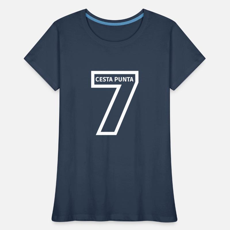 7 CESTA PUNTA - Jeu de Pelote Basque T-shirt bio Premium Femme