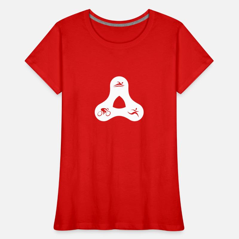 TRI triangle Women's Premium Organic T-Shirt