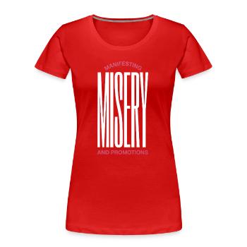 Manifesting Magery - Women's Premium Organic T-Shirt - red - Front - Mia (176cm)
