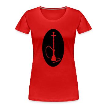 shisha - Frauen Premium Bio T-Shirt - Rot - Vorne - Mia (176cm)