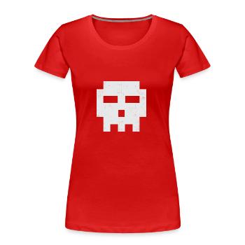 tête de crâne pour cosplayer SPVTW - T-shirt bio Premium Femme - rouge - Devant - Mia (176cm)