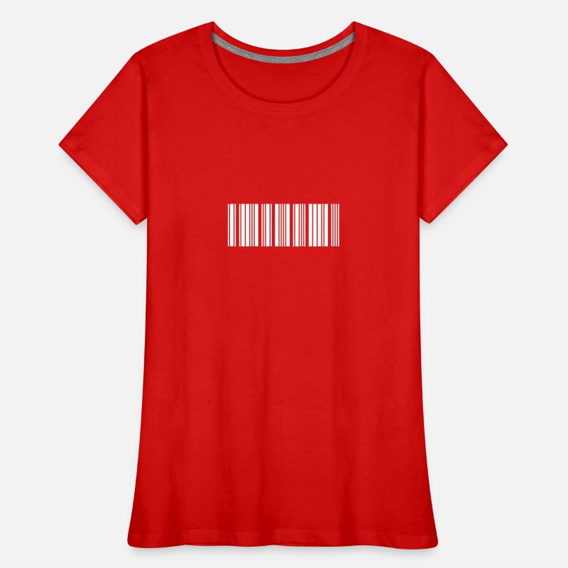 Barcode Frauen Premium Bio T-Shirt