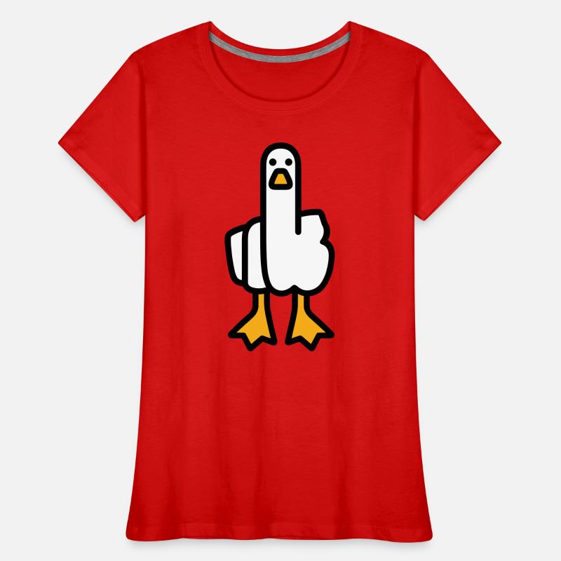 Oie de déclaration T-shirt bio Premium Femme