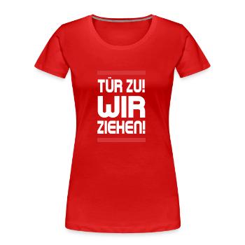 Mdma Drogen Spruch Lustig Speed Pepp Koks Kokain - Frauen Premium Bio T-Shirt - Rot - Vorne - Mia (176cm)