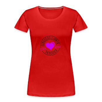 Junggesellinnenabschied Crew - Frauen Premium Bio T-Shirt - Rot - Vorne - Mia (176cm)