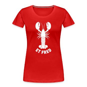 Hummer, Hummer, Krustentier - Frauen Premium Bio T-Shirt - Rot - Vorne - Mia (176cm)