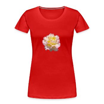 ROSE - Women's Premium Organic T-Shirt - red - Front - Mia (176cm)