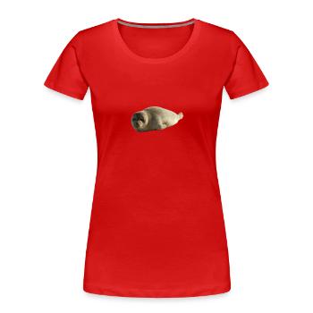 Heuler - Frauen Premium Bio T-Shirt - Rot - Vorne - Mia (176cm)