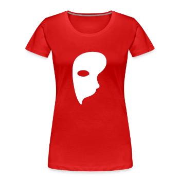 Phantom der Oper - Frauen Premium Bio T-Shirt - Rot - Vorne - Mia (176cm)