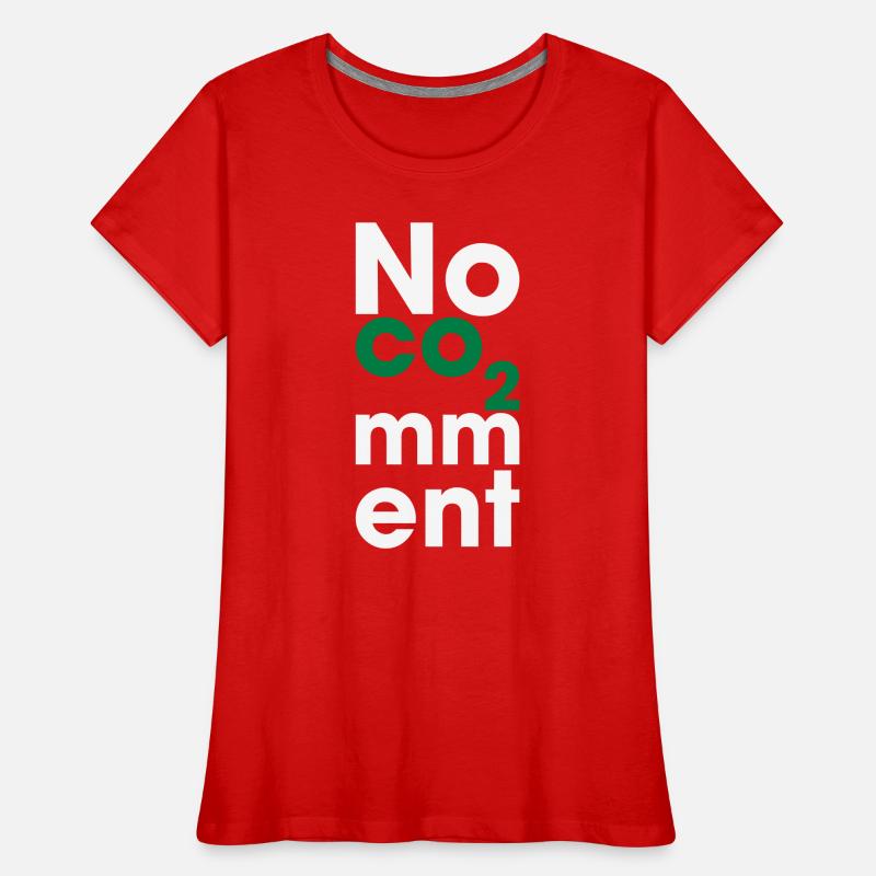 Aucun commentaire sur le CO2 – Déclaration sur l’énergie propre T-shirt bio Premium Femme