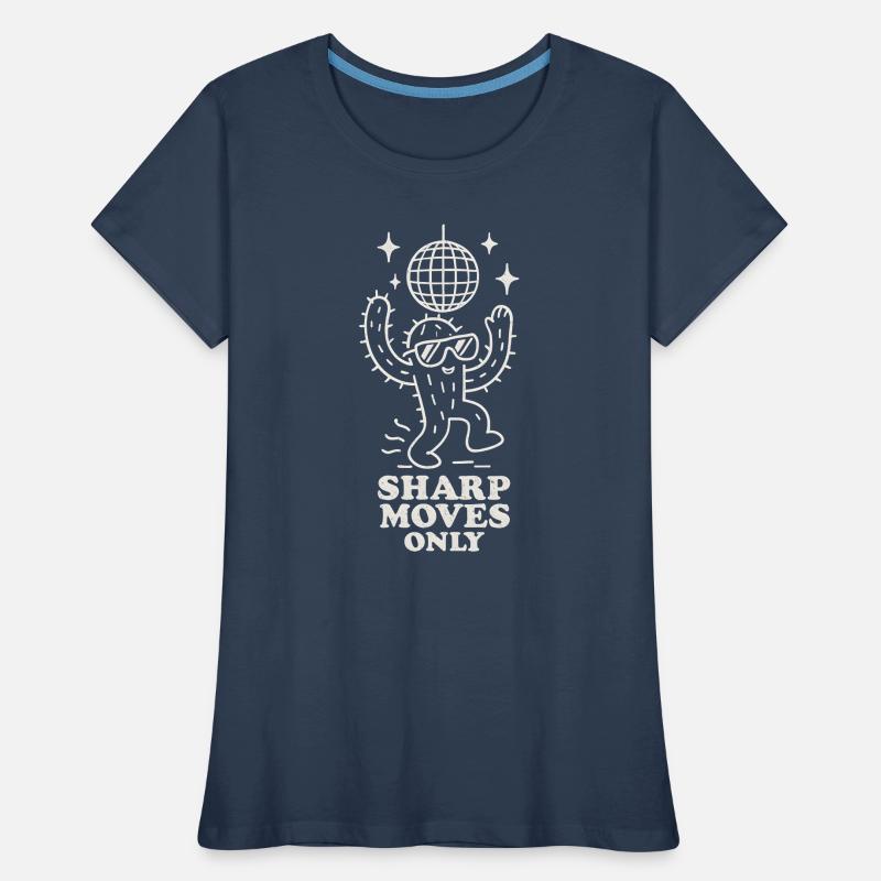 Disco Cactus: Only Sharp Movements Women's Premium Organic T-Shirt