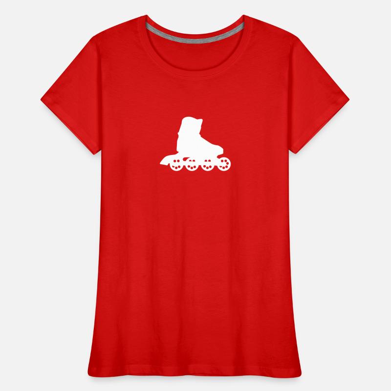 Inline Skating T-shirt bio Premium Femme