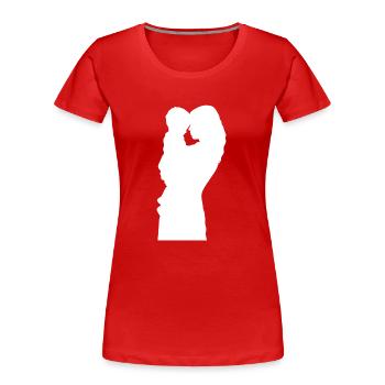 Mutter - Frauen Premium Bio T-Shirt - Rot - Vorne - Mia (176cm)