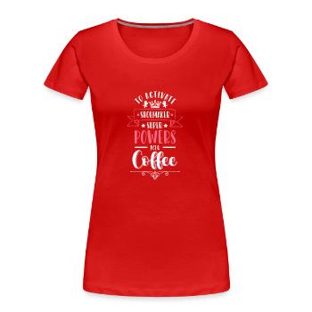 Schuster Shoe Craftsman Sole - Women's Premium Organic T-Shirt - red - Front - Mia (176cm)