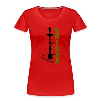 shisha - Frauen Premium Bio T-Shirt - Rot - Vorne - Mia (176cm)