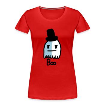 niedlichen Geist - Frauen Premium Bio T-Shirt - Rot - Vorne - Mia (176cm)